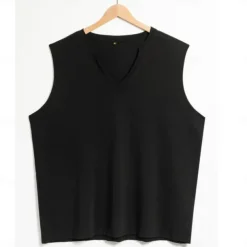 Men's Tank Top Vest Undershirt Sleeveless Shirt Sleeveless V Neck Summer Plain Fashion Classic Comfortable Street Casual Sports Black White Royal Blue Top Tee for Men