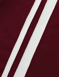 Men's Tee & Drawstring Waist Shorts 2 Pieces Outfits Short Sleeve Crewneck Summer Color Block Striped Fashion Sport Casual 2 Piece Vacation Casual Daily Wear Black Wine Green Top Tee for Men