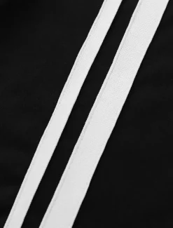 Men's Tee & Drawstring Waist Shorts 2 Pieces Outfits Short Sleeve Crewneck Summer Color Block Striped Fashion Sport Casual 2 Piece Vacation Casual Daily Wear Black Wine Green Top Tee for Men