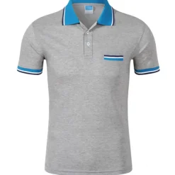 Men's Tennis Shirt Polo Shirt Sports golf shirts Collar Shirt Collar Short Sleeve Solid Colored Button Front Summer Regular Fit Black White Yellow Red Blue Purple Tennis Shirt