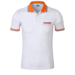 Men's Tennis Shirt Polo Shirt Sports golf shirts Collar Shirt Collar Short Sleeve Solid Colored Button Front Summer Regular Fit Black White Yellow Red Blue Purple Tennis Shirt