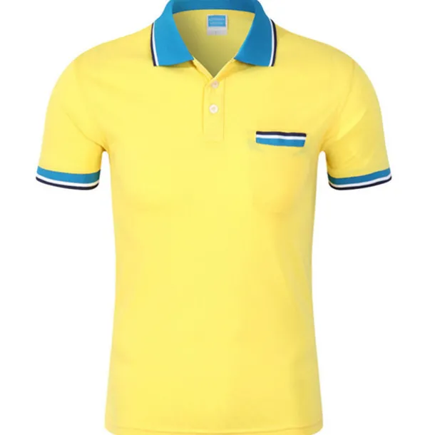 Men's Tennis Shirt Polo Shirt Sports golf shirts Collar Shirt Collar Short Sleeve Solid Colored Button Front Summer Regular Fit Black White Yellow Red Blue Purple Tennis Shirt