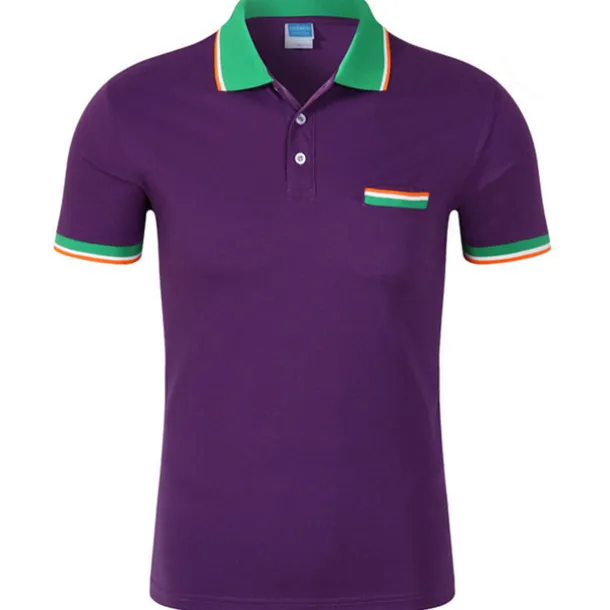 Men's Tennis Shirt Polo Shirt Sports golf shirts Collar Shirt Collar Short Sleeve Solid Colored Button Front Summer Regular Fit Black White Yellow Red Blue Purple Tennis Shirt