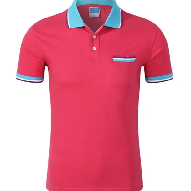 Men's Tennis Shirt Polo Shirt Sports golf shirts Collar Shirt Collar Short Sleeve Solid Colored Button Front Summer Regular Fit Black White Yellow Red Blue Purple Tennis Shirt