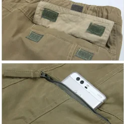 Men's Thermal Warm Ripstop Polyester Black Brown