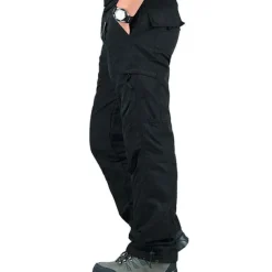 Men's Thermal Warm Ripstop Polyester Black Brown