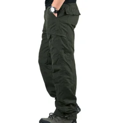 Men's Thermal Warm Ripstop Polyester Black Brown