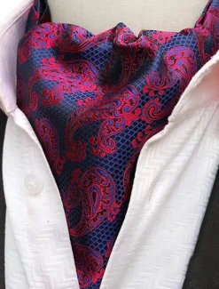 Men's Ties Cravat Ascot Mixed Color Plaid / Striped / Chevron / Round Daily Wear Festival