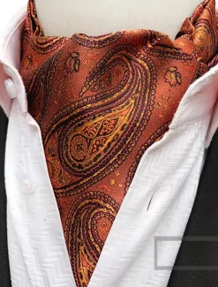 Men's Ties Cravat Ascot Mixed Color Plaid / Striped / Chevron / Round Daily Wear Festival