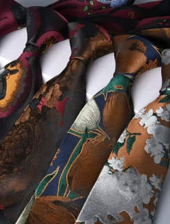 Men's Ties Neckties Classic Print Print Floral Print Wedding Birthday Party