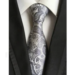 Men's Ties Neckties Work Wedding Gentleman Formal Style Modern Style Jacquard Fashion Jacquard Formal Business Formal Evening