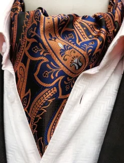 Men's Ties Scarf Cravat Ascot Vintage Work Classic Style Fashion Business Causal Date