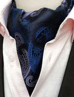 Men's Ties Scarf Cravat Ascot Vintage Work Classic Style Fashion Business Causal Date