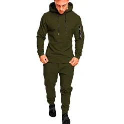 Men's Tracksuit Sweatsuit 2 Piece Street Summer Long Sleeve Cotton Thermal Warm Breathable Moisture Wicking Fitness Gym Workout Running Sportswear Activewear Solid Colored Dark Grey Black Light Grey