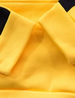 Men's Tracksuit Sweatsuit Activewear Set Pullover Hoodie Sweatshirt Jogging Suits Black White Yellow Red Dark Gray Hooded Solid Color Stripes Sports & Outdoor Going out Sportswear Sportswear Workout