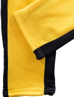 Men's Tracksuit Sweatsuit Activewear Set Pullover Hoodie Sweatshirt Jogging Suits Black White Yellow Red Dark Gray Hooded Solid Color Stripes Sports & Outdoor Going out Sportswear Sportswear Workout