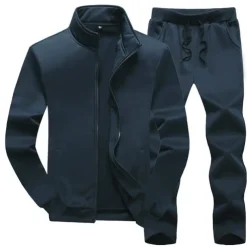 Men's Tracksuit Sweatsuit Elastic Waistband Outdoor Stand Collar Breathable Soft Comfortable Exercise & Fitness Everyday Use Sportswear Activewear Black Gray Red / 2pcs / pack / Exercising