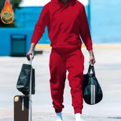 Men's Tracksuit Sweatsuit 2 Piece Athletic Long Sleeve Thermal Warm Breathable Moisture Wicking Fitness Running Jogging Sportswear Activewear Solid Colored Black White Yellow