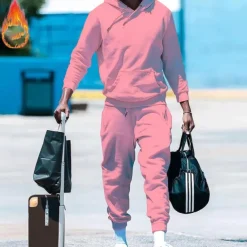 Men's Tracksuit Sweatsuit 2 Piece Athletic Long Sleeve Thermal Warm Breathable Moisture Wicking Fitness Running Jogging Sportswear Activewear Solid Colored Black White Yellow