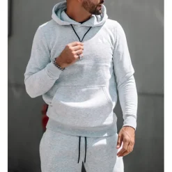 Men's Tracksuit Sweatsuit 2 Piece Athletic Long Sleeve Thermal Warm Breathable Moisture Wicking Fitness Running Jogging Sportswear Activewear Solid Colored Black White Yellow