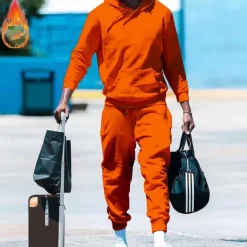 Men's Tracksuit Sweatsuit 2 Piece Athletic Long Sleeve Thermal Warm Breathable Moisture Wicking Fitness Running Jogging Sportswear Activewear Solid Colored Black White Yellow