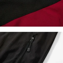 Men's Tracksuit Sweatsuit Full Zip Sweatshirt Black Green Khaki Standing Collar Color Block Patchwork 2 Piece Sports & Outdoor Daily Holiday Streetwear Basic Casual Spring & Fall Clothing Apparel