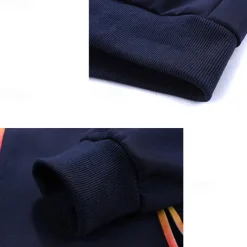 Men's Tracksuit Sweatsuit Jogging Suits Black Blue Light Grey Hooded Letter Zipper Pocket 2 Piece Sports Streetwear Streetwear Cool Casual Spring & Fall Clothing Apparel Hoodies Sweatshirts