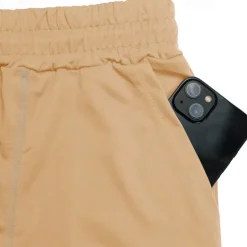 Men's Tracksuit T shirt & Shorts Outfit Set Crew Neck Outdoor Daily Sports Pocket Drawstring Plain Black Brown Light Grey Polyester Activewear Streetwear Lightweight Summer