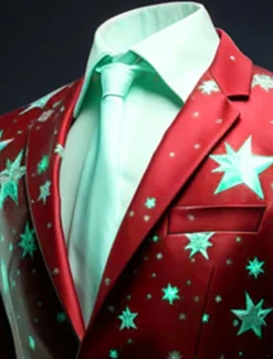 Men's Tree Long Sleeve Turndown Business Work Wear to work Going out Buttons Print Multi Pocket