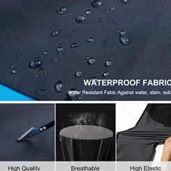 men's trekking trousers padded soft shell trousers hiking trousers functional trousers quick-drying trousers men leisure trousers outdoor trousers stretch work trousers-blue-4xl