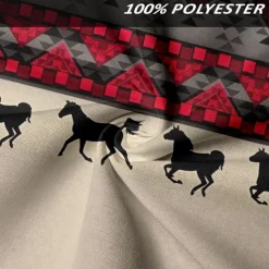 Men's Tribal Shirt Western Shirt Cowboy Shirt Long Sleeve Western Style Tribal Summer Spring Fall Shirt Collar Khaki