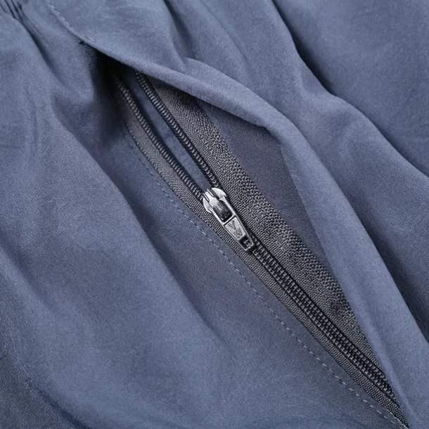 Men's Trousers Casual Pants Pocket Elastic Waist Solid Color Comfort Breathable Full Length Daily Stylish Classic Style Black Navy Blue Micro-elastic