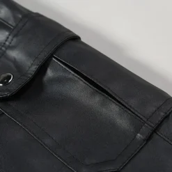 Men's Trousers Casual Pants Lederhosen Pocket Elastic Waist Plain Comfort Outdoor Daily Fashion Casual Black Red Micro-elastic