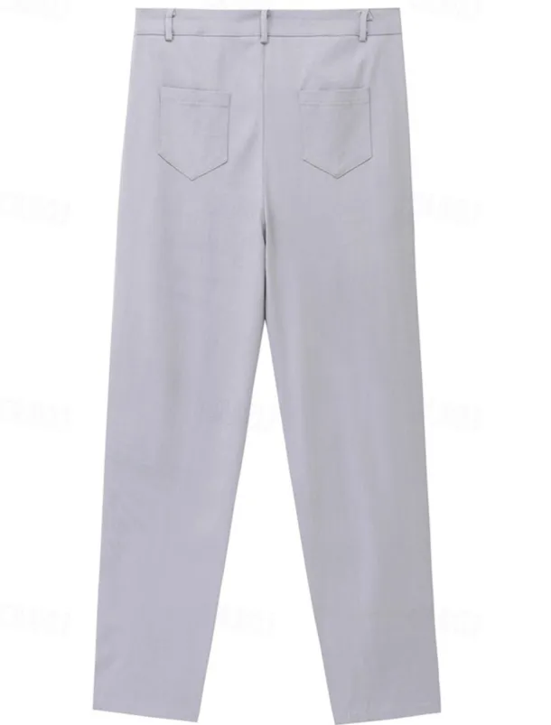 Men's Trousers Chinos Casual Pants Side Stripe Front Pocket Color Block Plain Comfort Soft Daily Holiday Going out Fashion Streetwear Coffee Stretchy