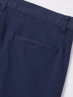 Men's Trousers Chinos Chino Pants Pocket Plain Comfort Breathable Outdoor Daily Going out Fashion Streetwear Black Orange