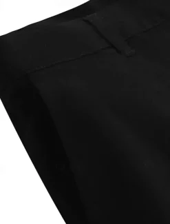 Men's Trousers Chinos Chino Pants Casual Pants Front Pocket Plain Comfort Soft Full Length Outdoor Casual Daily Fashion Streetwear Black White Micro-elastic