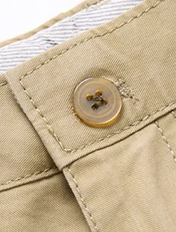 Men's Trousers Chinos Chino Pants Pocket Straight Leg Plain Comfort Breathable Outdoor Daily Going out Fashion Casual Black Yellow