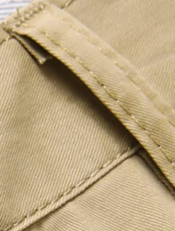 Men's Trousers Chinos Chino Pants Pocket Straight Leg Plain Comfort Breathable Outdoor Daily Going out Fashion Casual Black Yellow