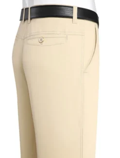 Men's Trousers Chinos Chino Pants Pocket Straight Leg Plain Comfort Breathable Outdoor Daily Going out Fashion Casual Black Yellow