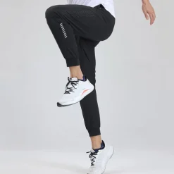 Men's Trousers Jogging Pants Sports Pants Training Pants Pocket Drawstring Elastic Waist Plain Comfort Sports Outdoor Daily Fashion Casual Black Gray Micro-elastic