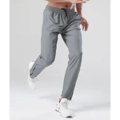 Men's Trousers Jogging Pants Sports Pants Training Pants Pocket Drawstring Elastic Waist Plain Comfort Sports Outdoor Daily Fashion Casual Black Royal Blue Micro-elastic