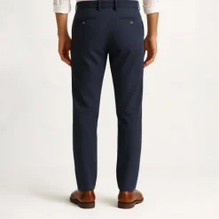 Men's Trousers Solid Color Knee Length Business Classic Style Casual Black White Inelastic