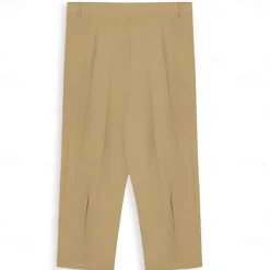 Men's Trousers Summer Pants Tapered Carrot Pants Beach Pants Front Pocket Pleats Plain Comfort Breathable Casual Daily Holiday Fashion Basic Black White