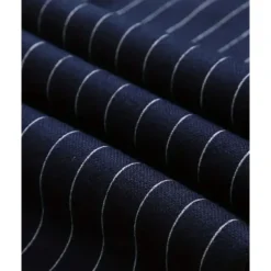 Men's Trousers Summer Pants Casual Pants Pocket Drawstring Elastic Waist Stripe Comfort Work Business Daily Fashion Classic Style Black Royal Blue Micro-elastic