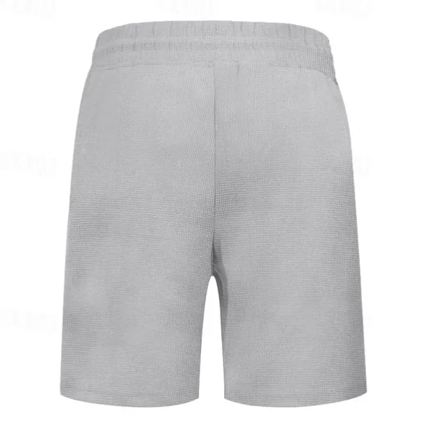 Men's T-shirt Suits 2 Pieces Outfits Tee & Shorts Short Sleeve Standing Collar Summer Color Block Fashion Casual Lace up 2 Piece Vacation Daily Wear Going out Black White Royal Blue Top Tee for Men