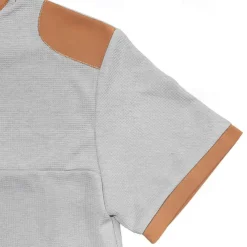 Men's T-shirt Suits 2 Pieces Outfits Tee & Shorts Short Sleeve Standing Collar Summer Color Block Fashion Casual Lace up 2 Piece Vacation Daily Wear Going out Black White Royal Blue Top Tee for Men