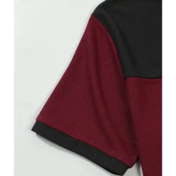 Men's T-shirt Suits 2 Pieces Outfits Tee & Shorts Short Sleeve Lapel Summer Color Block Fashion Casual Patchwork Pocket 2 Piece Vacation Daily Wear Going out Wine Dark Green khaki Top Tee for Men