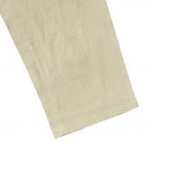 Men's T-shirt Suits Shirt and Pant Sets 2 Pieces Outfits Long Sleeve Stand Collar Summer Spring Plain Fashion Casual 2 Piece Vacation Daily Wear Going out Black White Blue Top Tee for Men