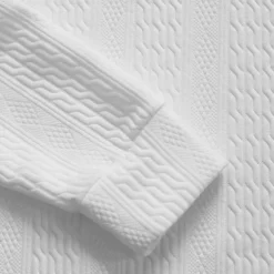 Men's T-shirt Suits Tracksuit Tees and Drawstring Long Pants Long Sleeve V Neck Spring & Fall Plain Gymnatics Casual 2 Piece Knitting Vacation Daily Wear Activewear Black White Navy Blue Top Tee for