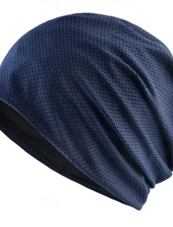 Men's Unisex Beanie Hat Beanies Black Red Polyester Cozy Daily Wear Going out Solid / Plain Color Breathable